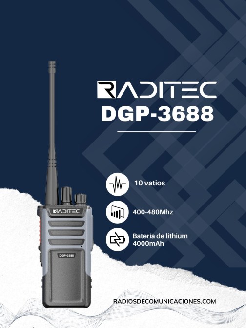 Radio de Comunicación - Raditec -DGP-3688